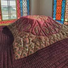 لحاف کرسی حیدر خواب ترنج مدل درباری کد 101 سایز 300x300 سانتی متر