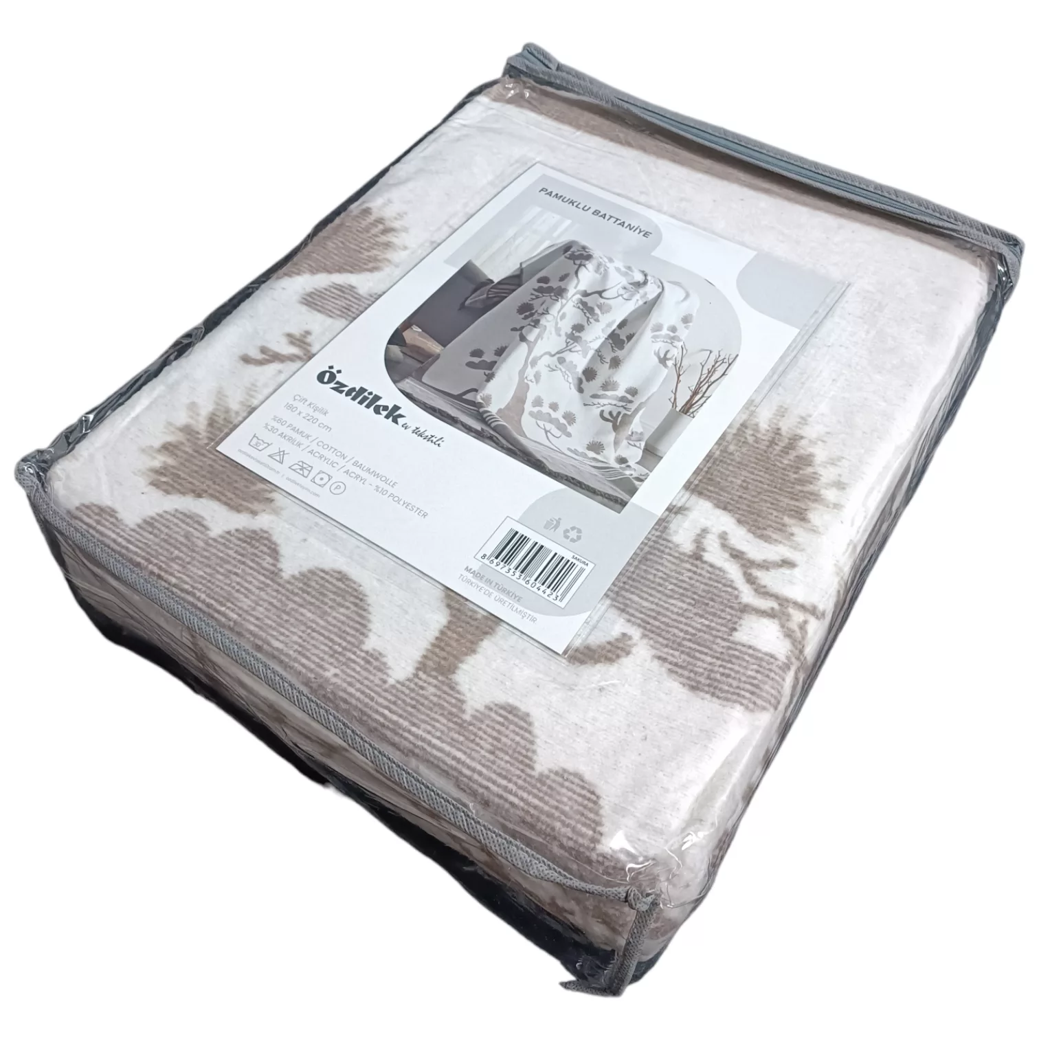 پتو ازدیلک مدل Sakura سایز 180×220 سانتی متر