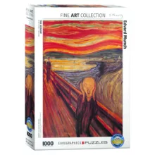 پازل 1000 تکه یوروگرافیکس پازلز مدل The Scream كد 60004489