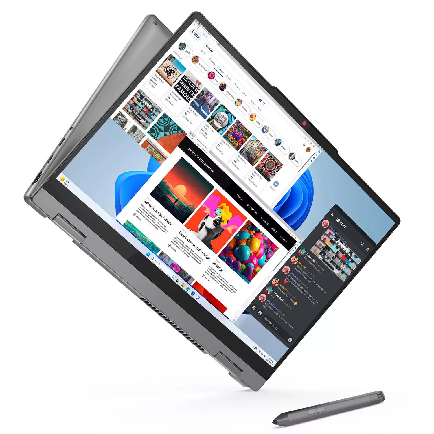 لپ تاپ 14 اینچی لنوو مدل IdeaPad 5 2-in-1 14IRH9-i5 13420H-16GB LPDDR5x-256GB SSD-IPS-Touch-Backlit-Pen - کاستوم شده