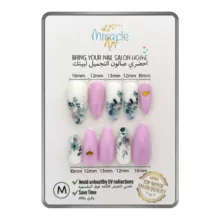 ناخن مصنوعی میراکل آرت کد 004M بسته 10 عددی