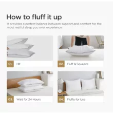 بالش مدل فیبرو بسته دو عددی