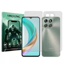 محافظ صفحه نمایش مات کینگ کونگ مدل Tough مناسب برای گوشی موبایل آنر X6b به همراه محافظ پشت گوشی