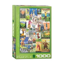 پازل 1000 تکه یوروگرافیکس پازلز مدل Golf Around the World