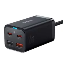 شارژر رومیزی 65 وات بیسوس مدل CCDK65E به همراه کابل تبدیل USB-C
