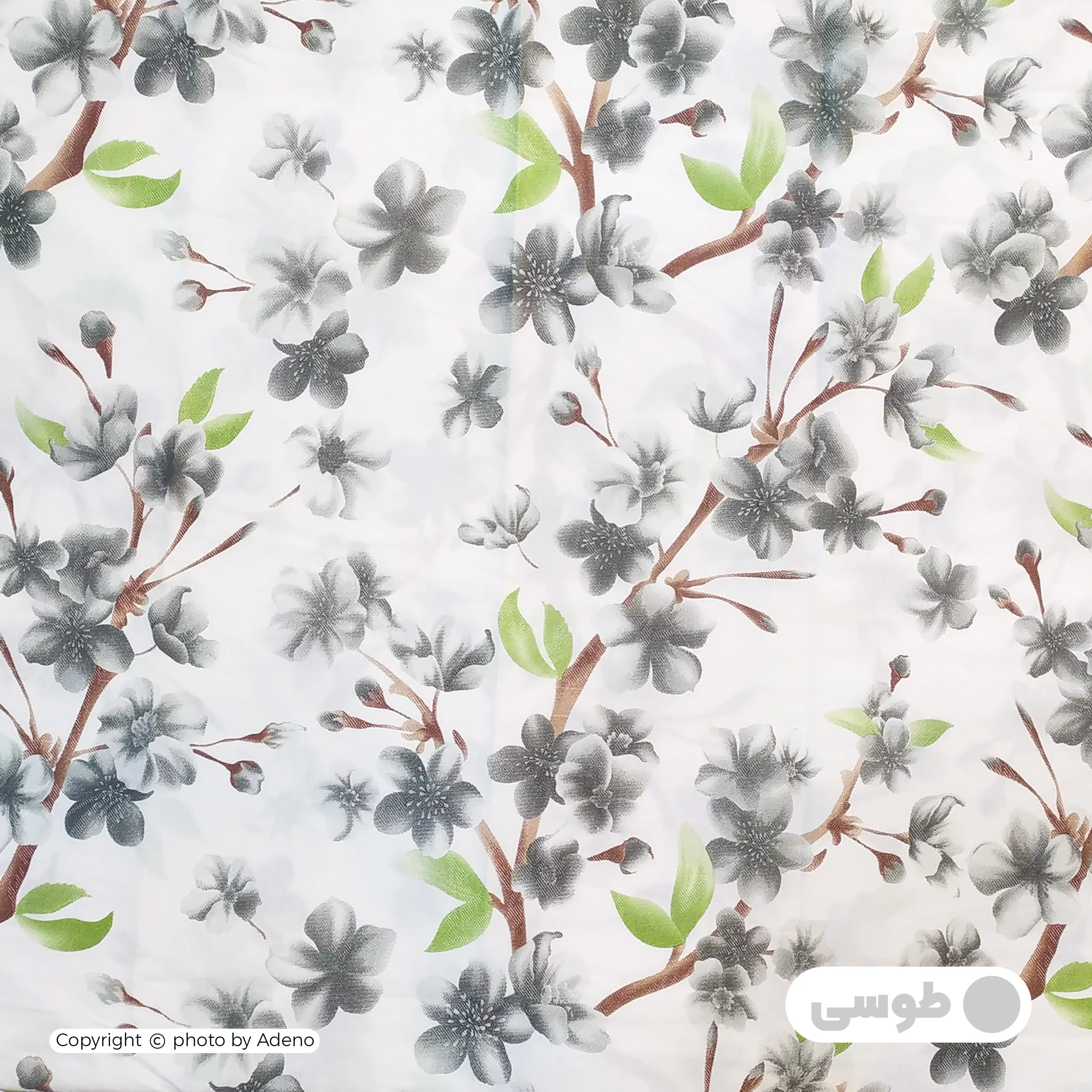 کاور لحاف آدنو مدل گلوریا کد IR145 یک نفره سایز 160x220 سانتی متر