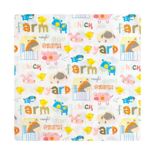 کاور لحاف آدنو مدل Zoo کد FI13 یک نفره سایز 160x220 سانتی متر