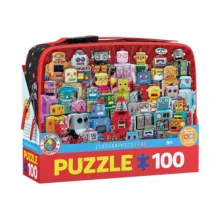 پازل 100 تکه یوروگرافیکس پازلز مدل 9100-5827 Robots Lunch Bag