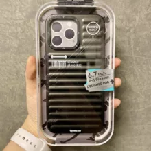 کاور یانگ کیت مدل پافر رنگ تیتانیوم مناسب برای گوشی موبایل اپل iphone 15promax