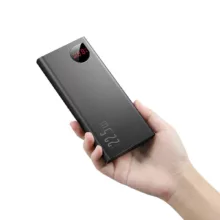 پاوربانک باسئوس مدل ADAMAN METAL DIGITAL DISPLAY ظرفیت 10000 میلی آمپر ساعت