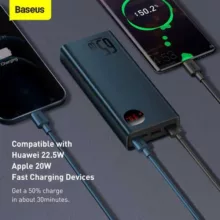 پاوربانک باسئوس مدل PPIMDA-D03 ظرفیت 20000 میلی آمپر ساعت
