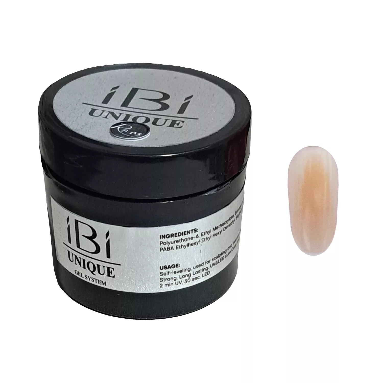 بیلدر ژل کاشت ناخن آی بی آی مدل 02 وزن 50 گرم رنگ هلویی