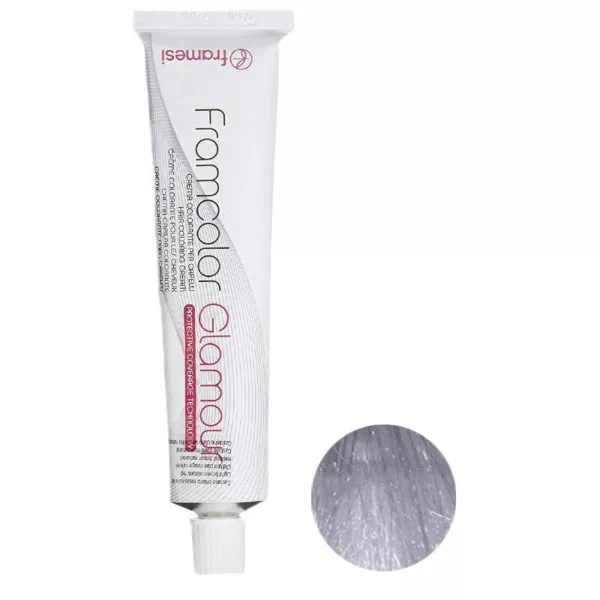 رنگ مو فرامسی مدل glamour شماره 10.16 حجم 100 میلی لیتر رنگ سفید آبی