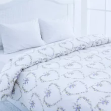روکش لحاف انگلیش هوم مدل Rose Heart دو نفره سایز 200×220 سانتی متر