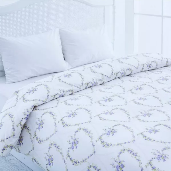 روکش لحاف انگلیش هوم مدل Rose Heart دو نفره سایز 200x220 سانتی متر