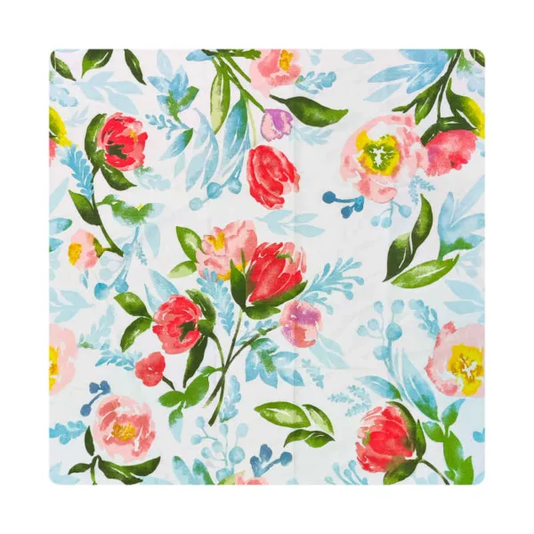 روکش لحاف آدنو مدل Flowers کد IR186 دونفره سایز 220x240 سانتی متر