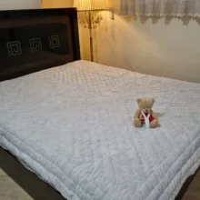 لحاف مدل پشم دست دوز  تک نفره سایز 215×180 سانتی متر