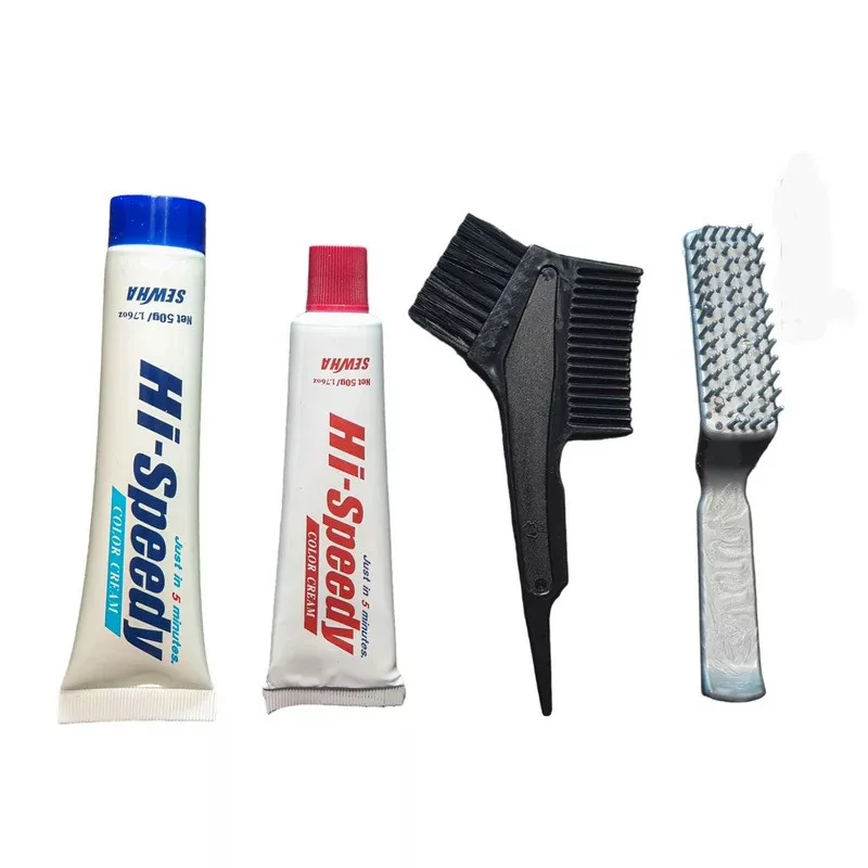 کیت رنگ مو های اسپیدی شماره 3 حجم 50 میلی لیتر رنگ قهوه ای روشن