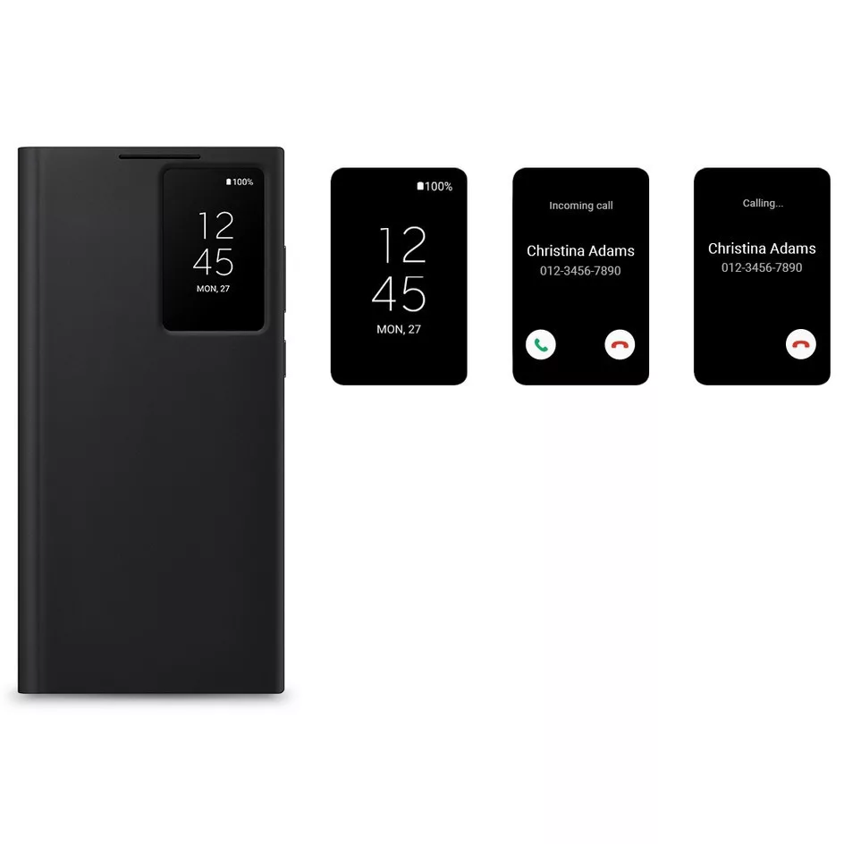 کیف کلاسوری بادیگارد مدل S-View Cover مناسب برای گوشی موبایل سامسونگ Galaxy S24 Ultra