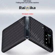 کاور رینیکا مدل  Carbon Fiber Flip4 مناسب برای گوشی موبایل سامسونگ Galaxy Z Flip 4