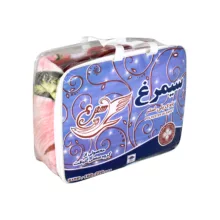 پتو گلبافت مدل سیمرغ کد 122/07 یکنفره سایز 160x220 سانتی متر