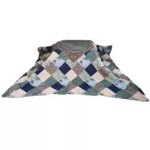 لحاف کرسی خانه سبز اسماعیلی مدل 40 تکه سایز 350x350 سانتی متر