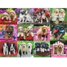 پازل 500 تکه راونزبرگر مدل Puppy Pals کد 14659
