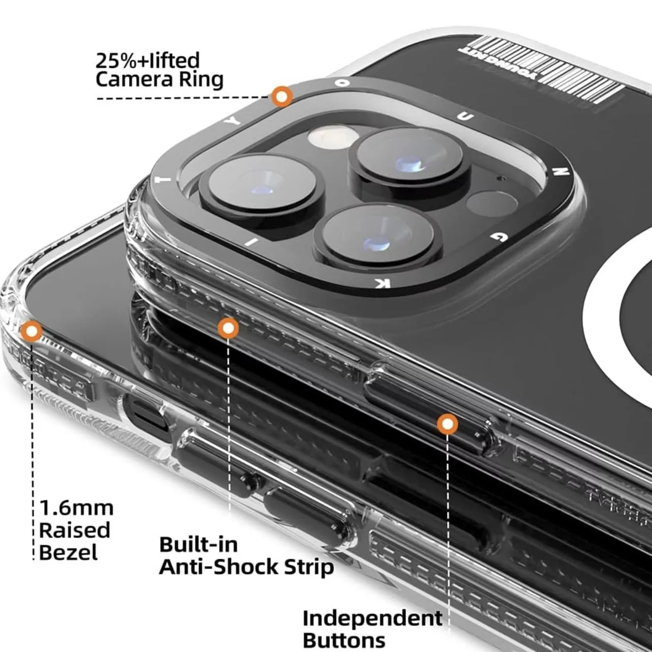 کاور یانگ کیت مدل Clear Magsafe مناسب برای گوشی موبایل اپل iphone14promax