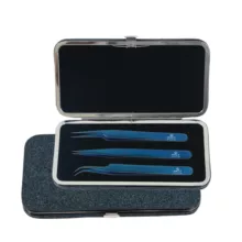 انبر اکستنشن مژه مکی مدل 1531 مجموعه 3 عددی