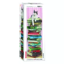 پازل 1000 تکه یوروگرافیکس پازلز مدل Academic Cat كد 5632-6010