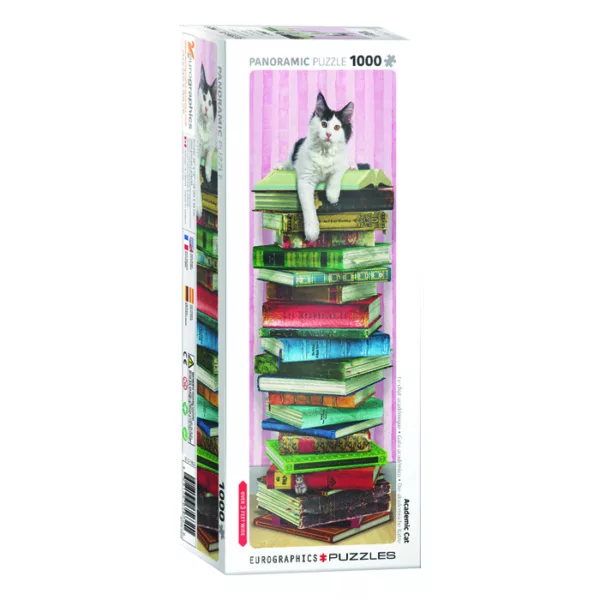پازل 1000 تکه یوروگرافیکس پازلز مدل Academic Cat كد 5632-6010