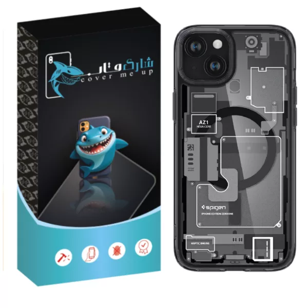 کاور شارک قاب مدل Ultra Hybrid Zero One مناسب برای گوشی موبایل اپل iPhone 13