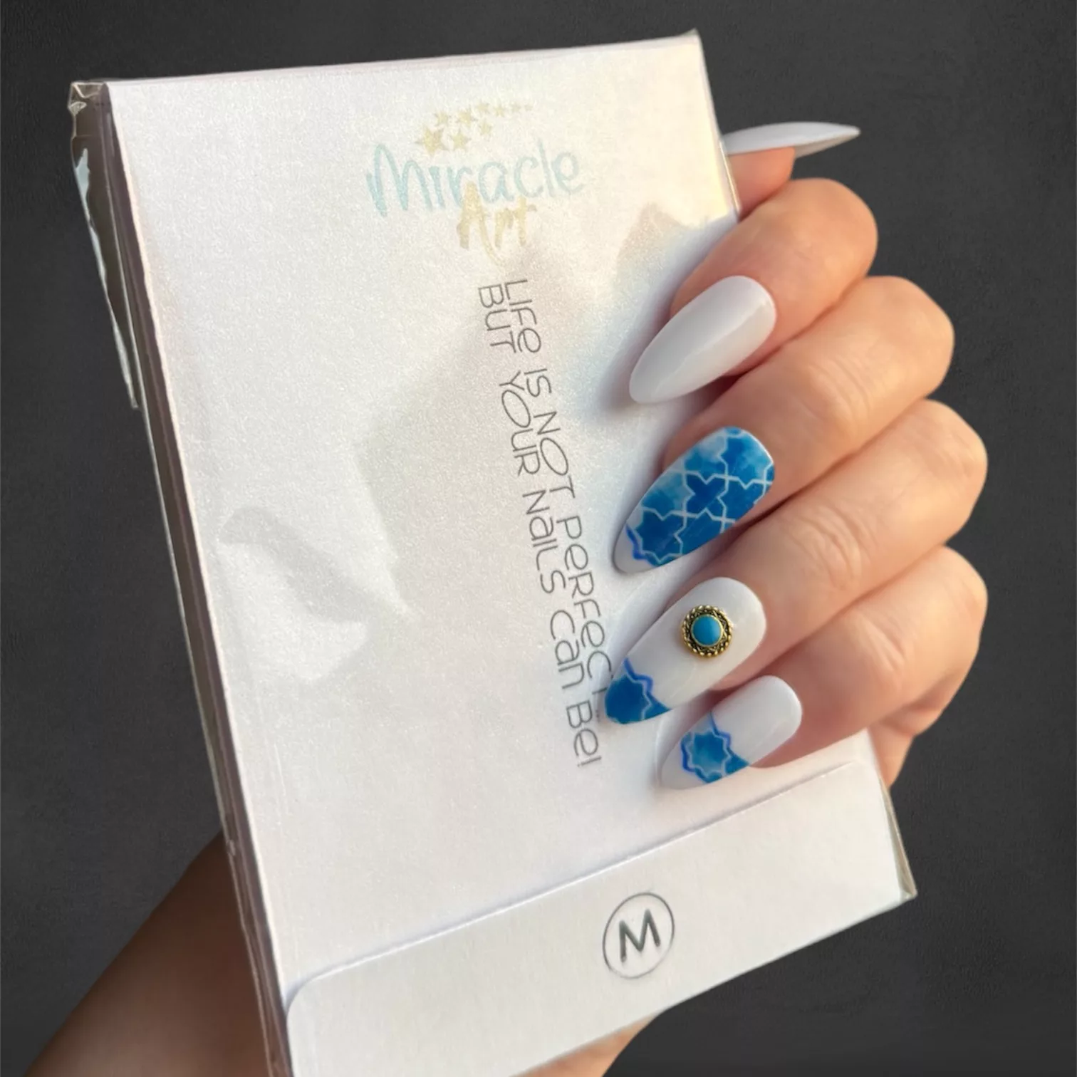 ناخن مصنوعی میراکل آرت کد 003M بسته 10 عددی