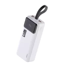 پاور بانک لیامی مدل LM-7050-66w ظرفیت 50000 میلی آمپر ساعت