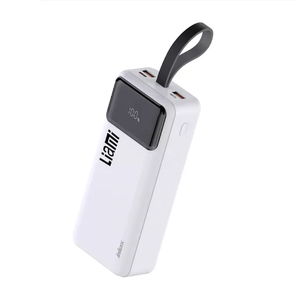 پاور بانک لیامی مدل LM-7050-66w ظرفیت 50000 میلی آمپر ساعت