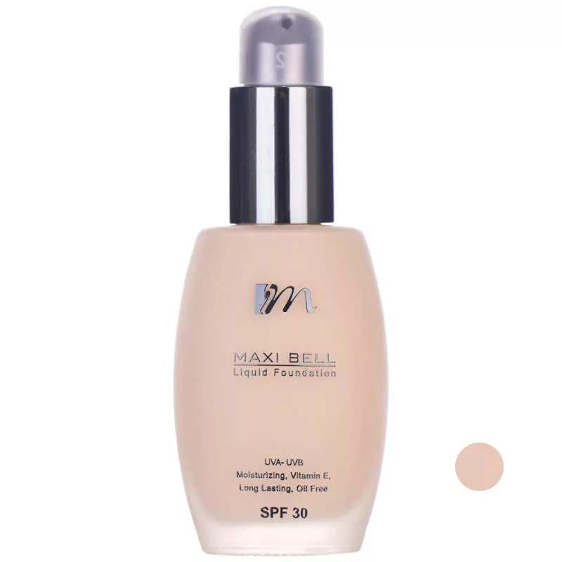 کرم پودر مکسی بل مدل llv شماره 202 حجم 35 میلی لیتر