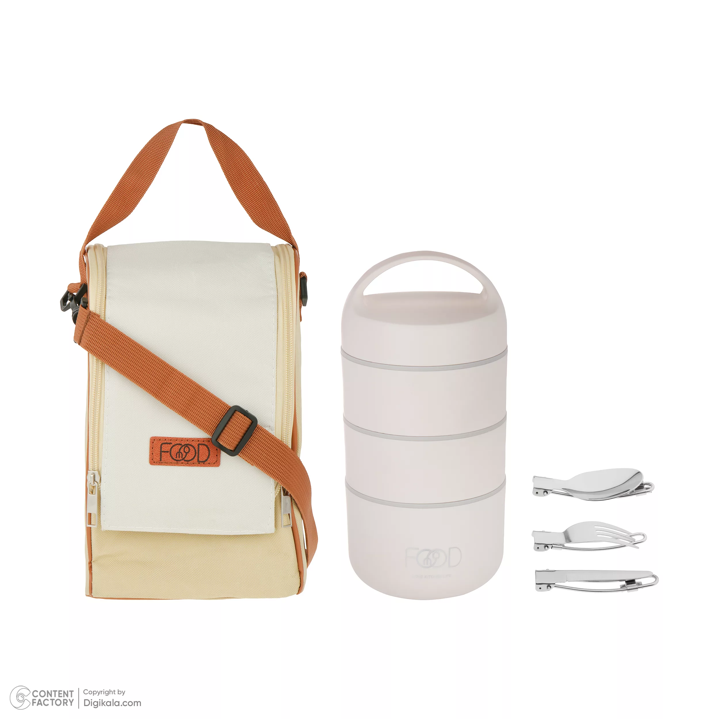 ظرف غذای کودک مدل سه طبقه دیانا بسته 5 عددی