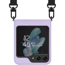 کاور آراری مدل Canvas Diary مناسب برای گوشی موبایل سامسونگ Galaxy Z Flip5 به همراه بند