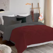 لحاف چیداری مدل دورو یک نفره سایز 160x220 سانتی متر