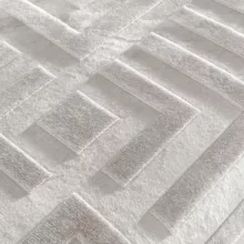 پتو مادام کوکو مدل Clementine Gri دو نفره سایز 240×220 سانتی متر