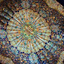 لحاف کرسی مدل ترمه سایز 400×400 سانتی متر