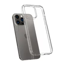 کاور برند اسپیگن مدل ultra hybrid clear مناسب برای گوشی موبایل اپل iphone 15pro