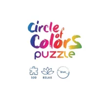 پازل 500 تکه راونزبرگر مدل Circle OF Color Mandala کد 17168