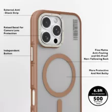 کاور یانگ کیت مدل Rock sand کد Z03 مناسب برای گوشی موبایل اپل iphone 16promax