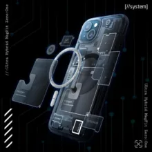 کاور شارک قاب مدل Ultra Hybrid Zero One مناسب برای گوشی موبایل اپل iPhone 13