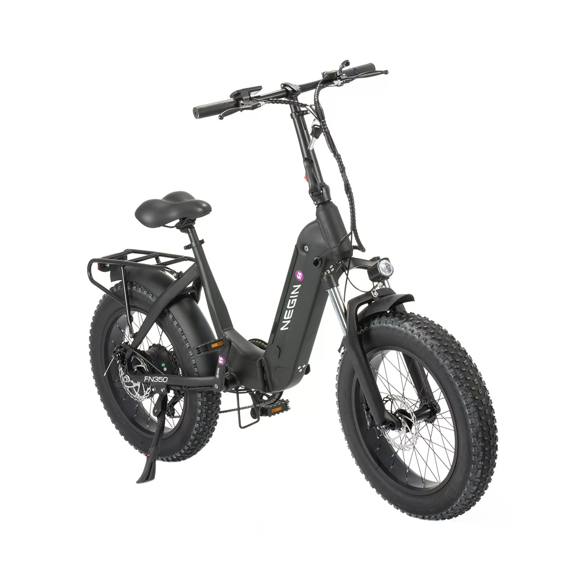 دوچرخه تاشو نگین مدل fn350 سایز طوقه 20 اینچ