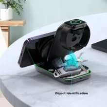 شارژر رومیزی مدل Magnetic 4in1 Wireless charger A8