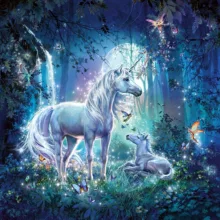 پازل 49 تکه راونزبرگر مدل Beautiful Unicorns کد 09291 مجموعه 3 عددی