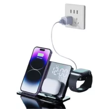 داک شارژر بی سیم ایزن پلاس مدل  EM-01 4in1