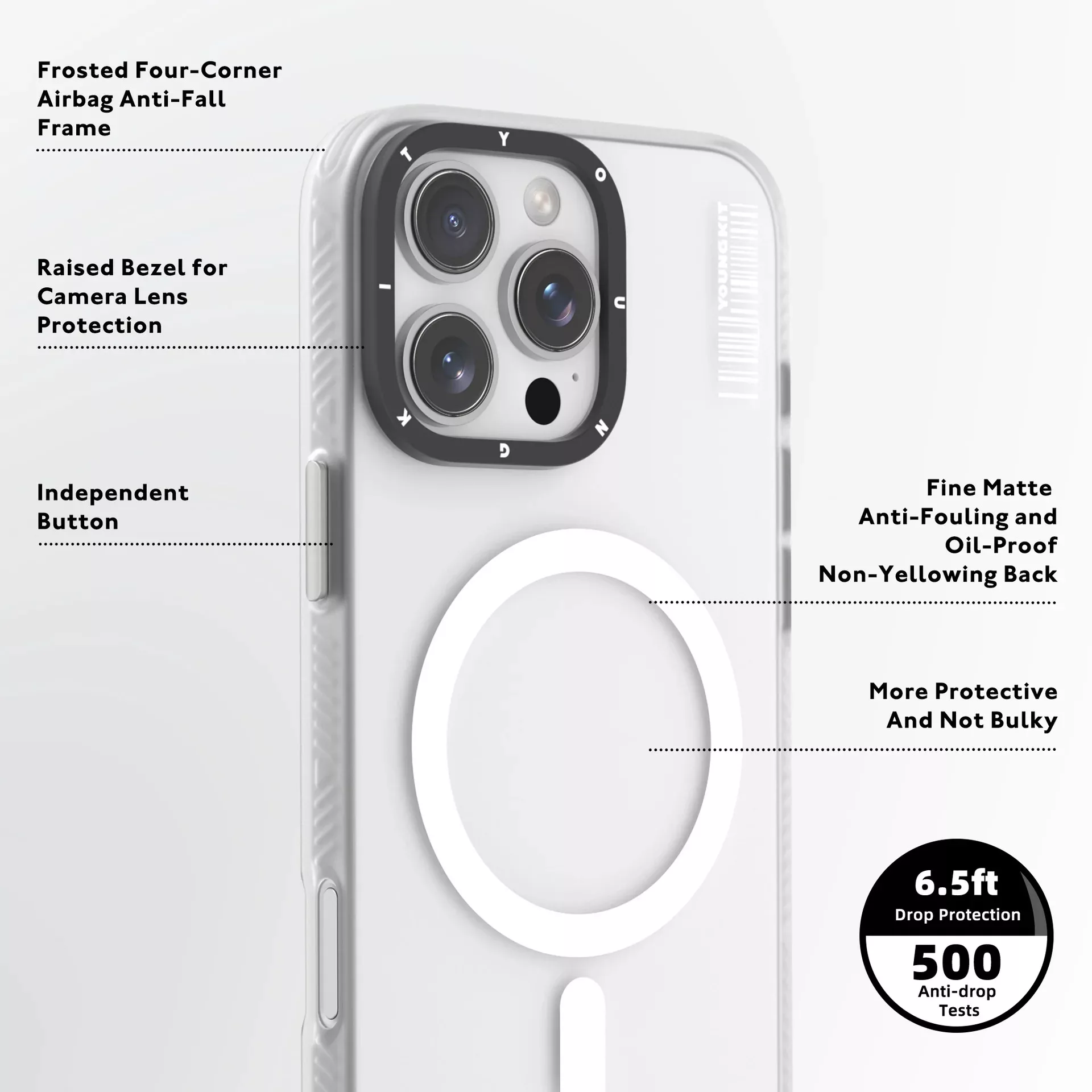 کاور یانگ کیت مدل Hidden Sand Magsafe مناسب برای گوشی موبایل اپل iphone 16